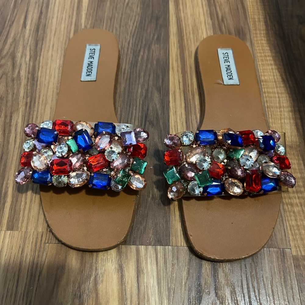 Steve Madden Women's Jewel-Embellished Sandals